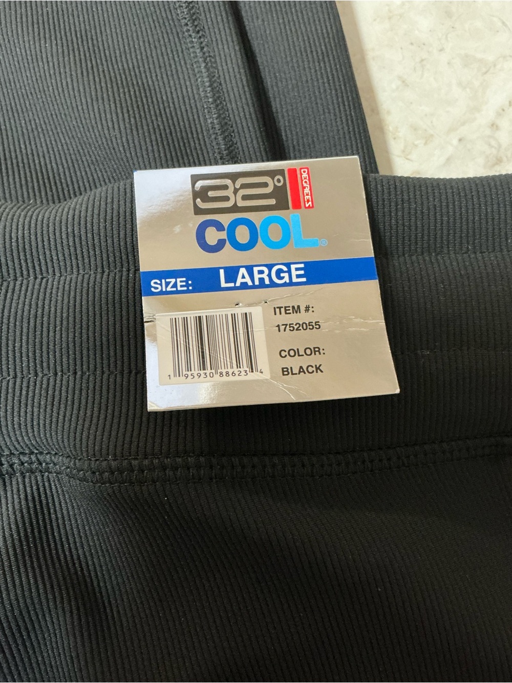 32 Degrees COOL Large Black Active pants